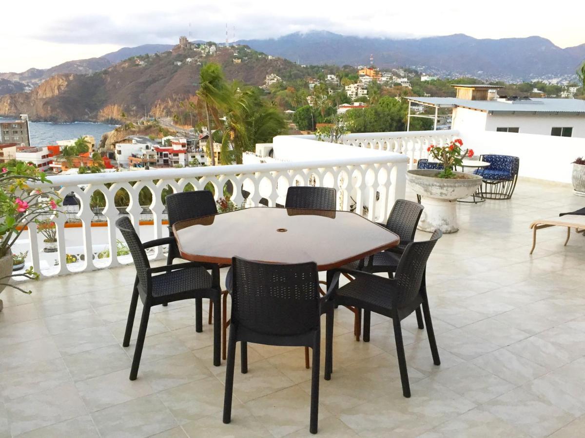Villa Guitarron Gran Terraza Vista Espectacular 6 Huespedes Piscina Gigante Акапулко Екстериор снимка